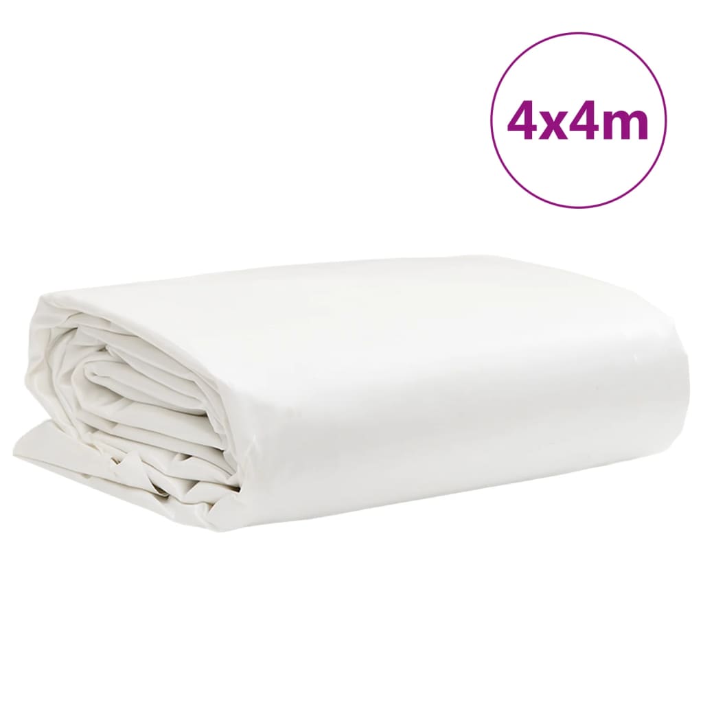 Bâche blanc 4x4 m 650 g/m²