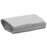 Grey tarpaulin Ø 2 m 650 g/m²