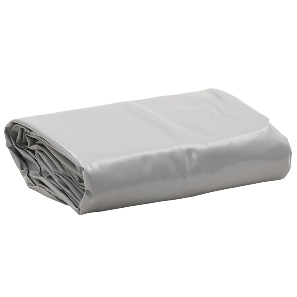 Grey tarpaulin Ø 2.8 m 650 g/m²