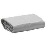 Grey tarpaulin Ø 4 m 650 g/m²