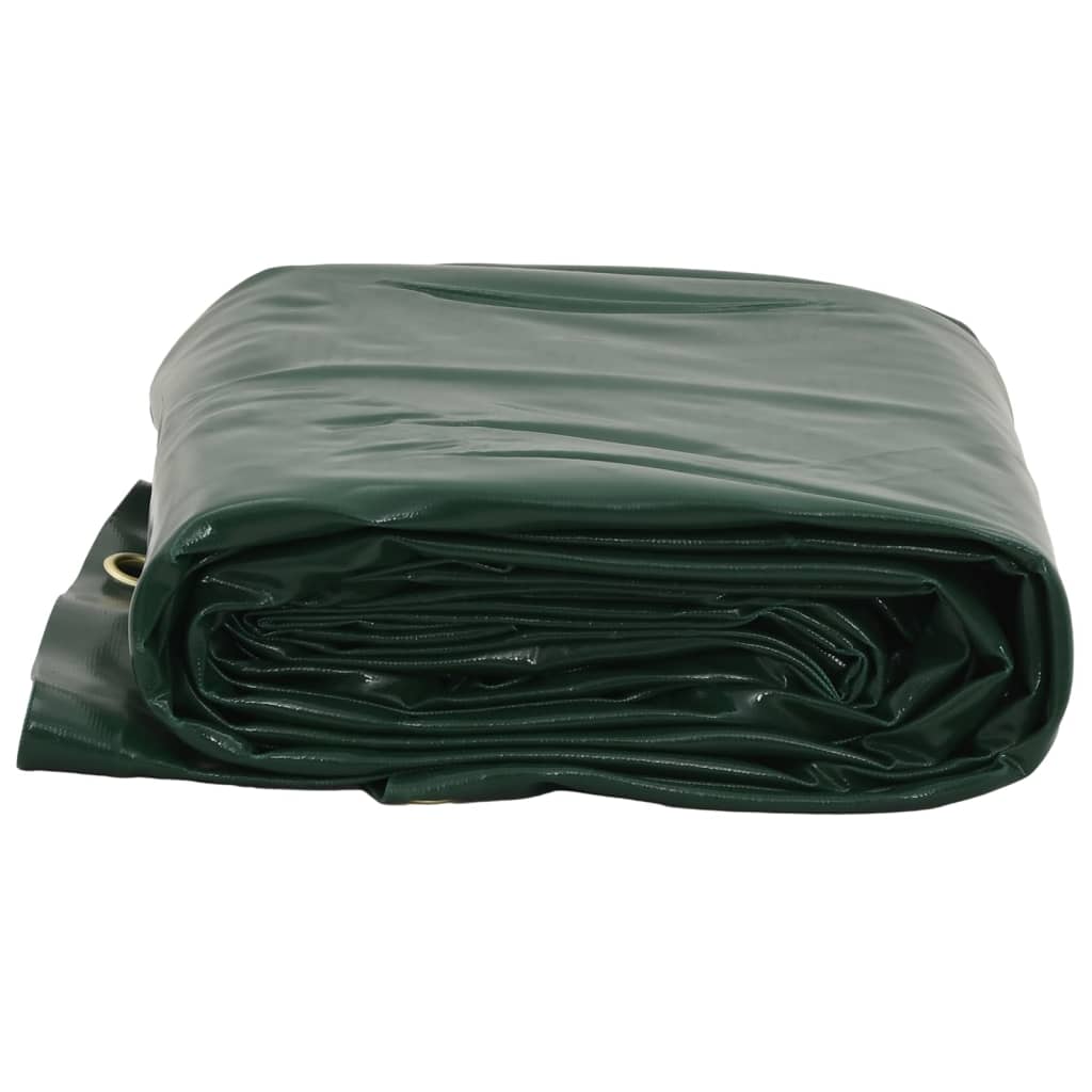 Green tarpaulin Ø 2.8 m 650 g/m²