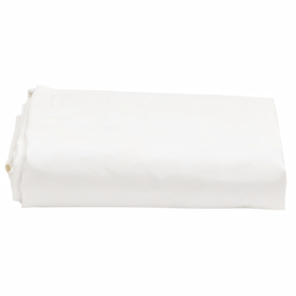 White tarpaulin Ø 2.4 m 650 g/m²