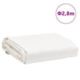 Bâche blanc Ø 2,8 m 650 g/m²