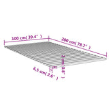 Lattes de lit 100x200 cm bois de pin massif