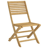 Chaises pliables de jardin lot de 6 bois massif d'acacia