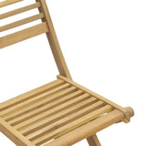 Chaises pliables de jardin lot de 6 bois massif d'acacia