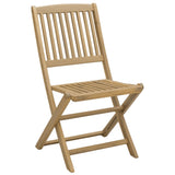 Chaises de jardin pliantes lot de 6 48,5x57x90 cm bois d'acacia