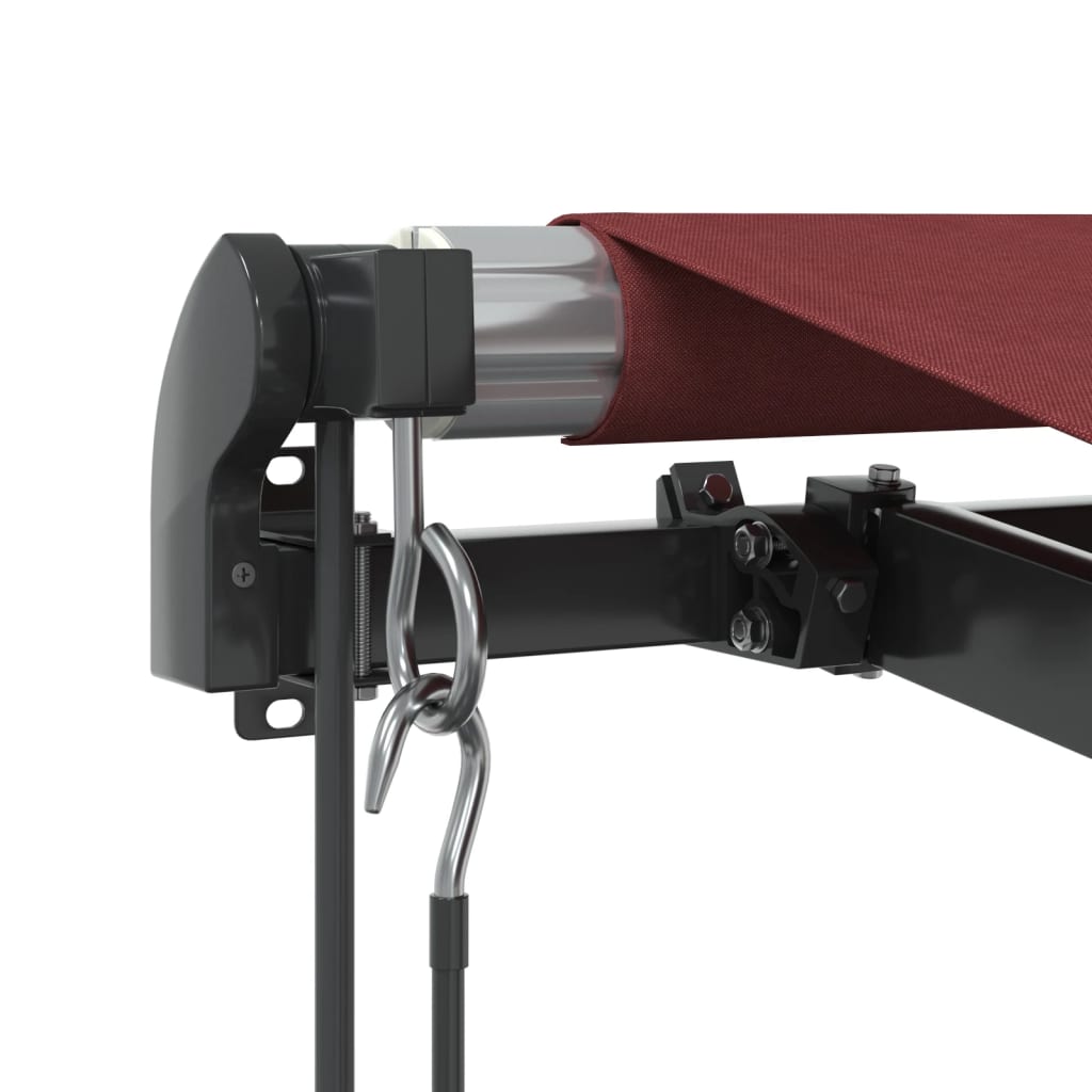 Automatic retractable awning burgundy 500x350 cm