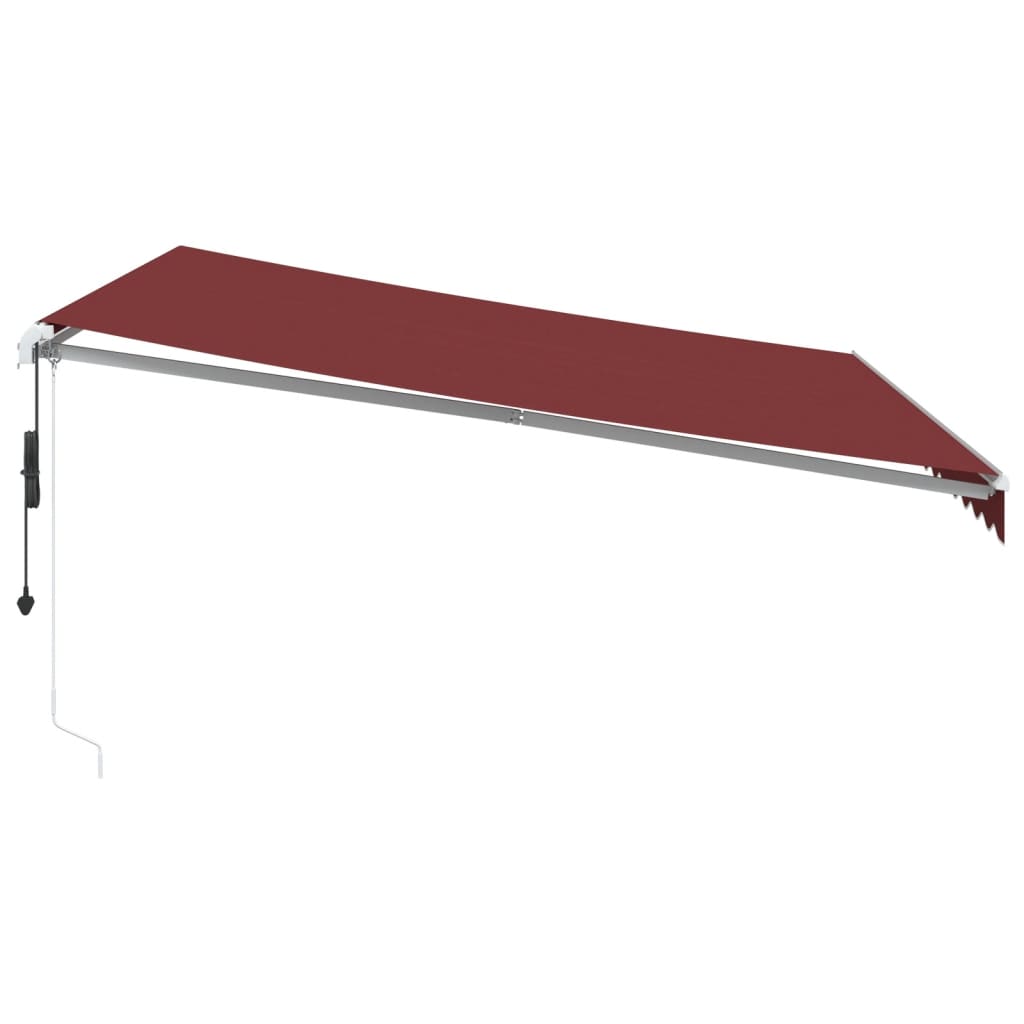 Automatic retractable awning burgundy 400x300 cm