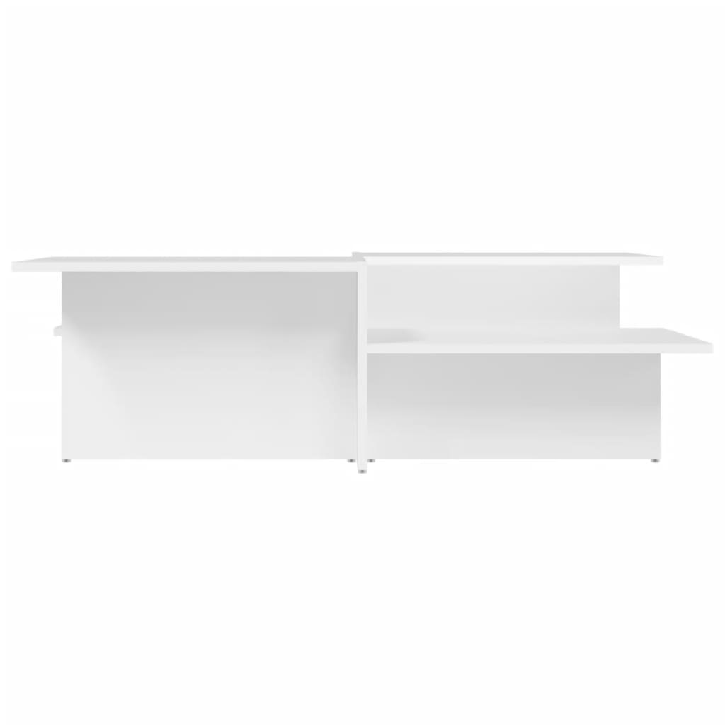 Tables basses 2 pcs blanc bois d'ingénierie