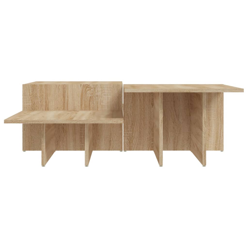 Coffee tables 2 pcs Sonoma oak Engineered wood