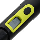 Détecteur de métaux pinpointer avec écran LCD noir et jaune