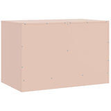 Meuble TV rose 67x39x44 cm acier