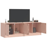 Meubles TV 2 pcs rose 67x39x44 cm acier