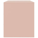 Meubles TV 2 pcs rose 67x39x44 cm acier