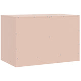 Meubles TV 2 pcs rose 67x39x44 cm acier