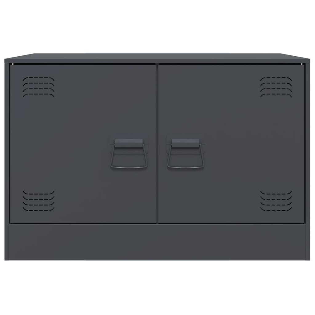 Meubles TV 2 pcs anthracite 67x39x44 cm acier