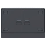 Meubles TV 2 pcs anthracite 67x39x44 cm acier