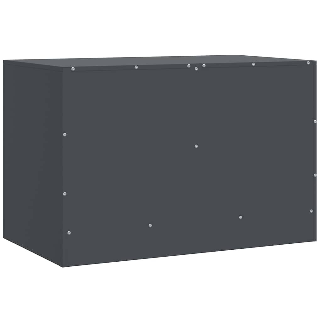 Meubles TV 2 pcs anthracite 67x39x44 cm acier