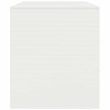 Meuble TV blanc 67x39x44 cm acier