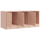 Meuble TV rose 99x39x44 cm acier