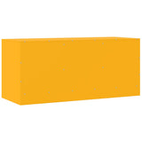 Meuble TV jaune moutarde 99x39x44 cm acier