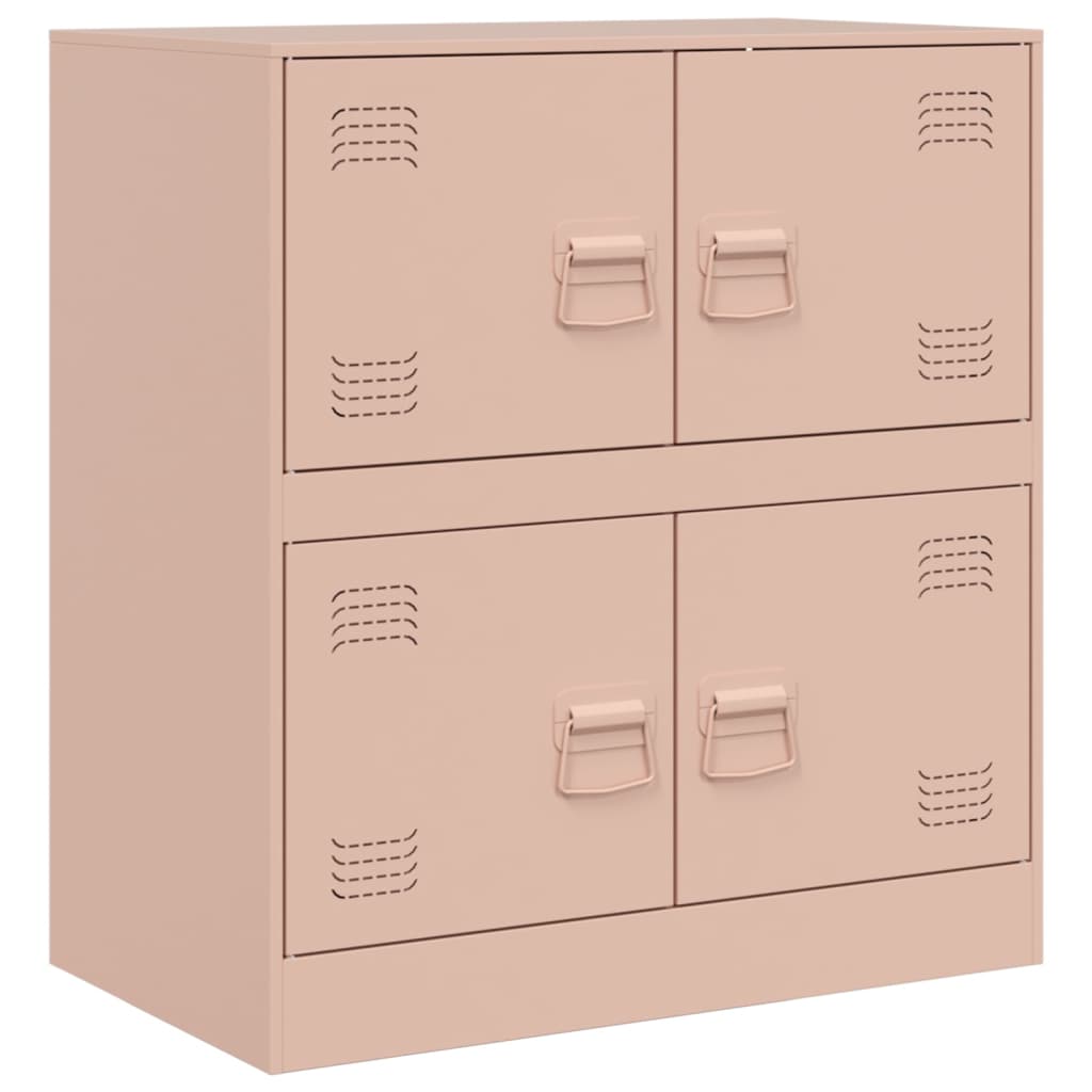 Pink sideboard 67x39x73 cm steel