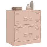 Pink sideboard 67x39x73 cm steel