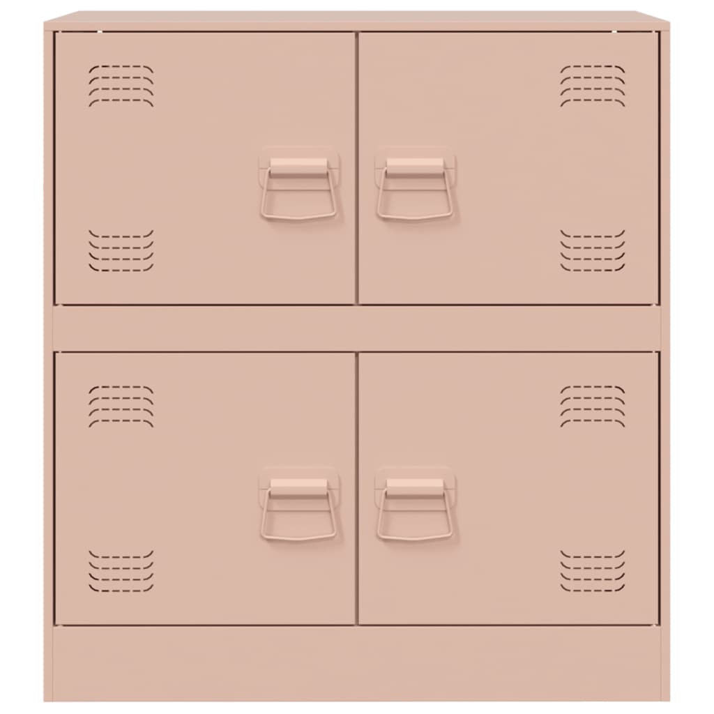 Rosa Sideboard 67x39x73 cm aus Stahl