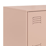 Pink sideboard 67x39x73 cm steel