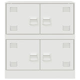 Buffet blanc 67x39x73 cm acier