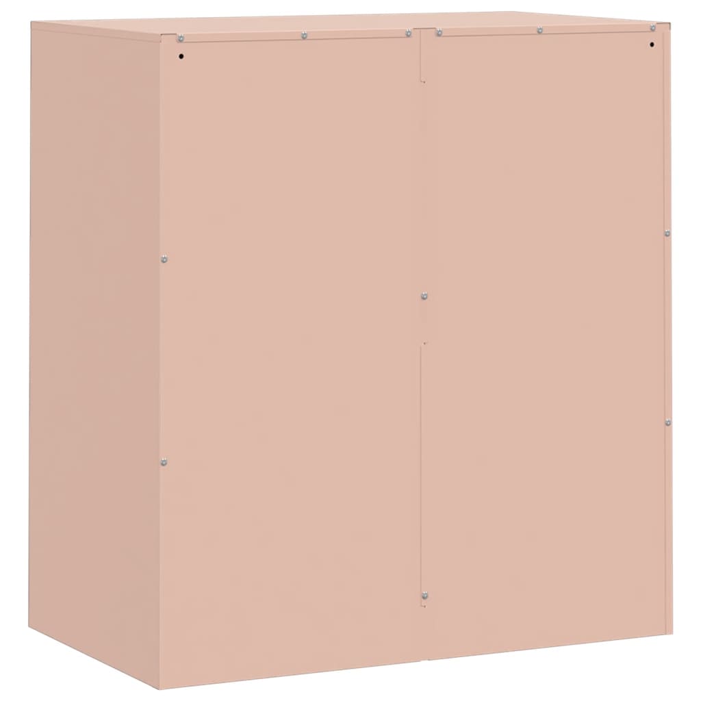 Buffet rose 67x39x73 cm acier