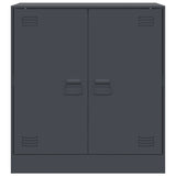 Buffet anthracite 67x39x73 cm acier