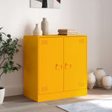 Buffet jaune moutarde 67x39x73 cm acier