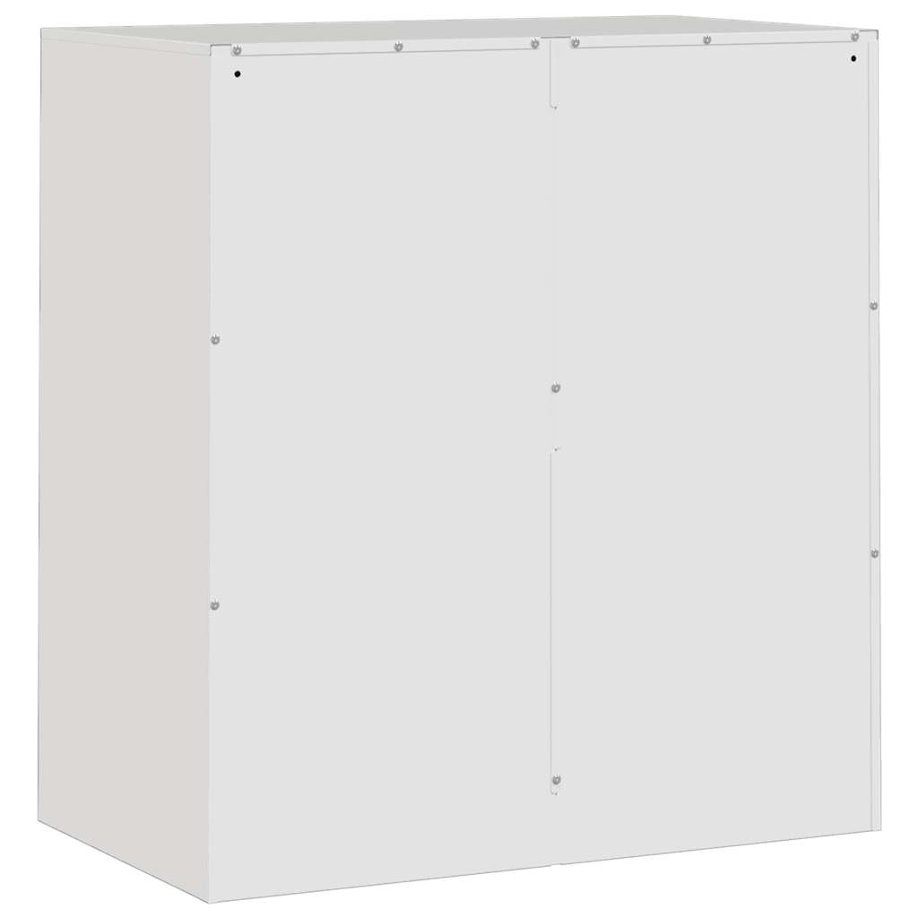 Buffet blanc 67x39x73 cm acier