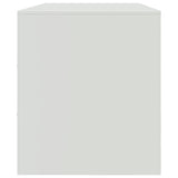 Meuble TV blanc 99x39x44 cm acier