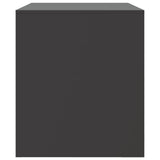 Meuble TV noir 67x39x44 cm acier