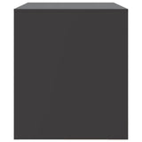 Meubles TV 2 pcs noir 67x39x44 cm acier