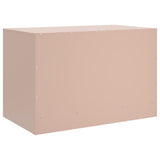 Meubles TV 2 pcs rose 67x39x44 cm acier