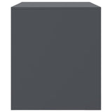 Meuble TV anthracite 67x39x44 cm acier