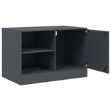 Meubles TV 2 pcs anthracite 67x39x44 cm acier