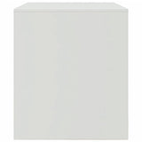 Meubles TV 2 pcs blanc 67x39x44 cm acier