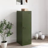 Buffet vert olive 34,5x39x107 cm acier