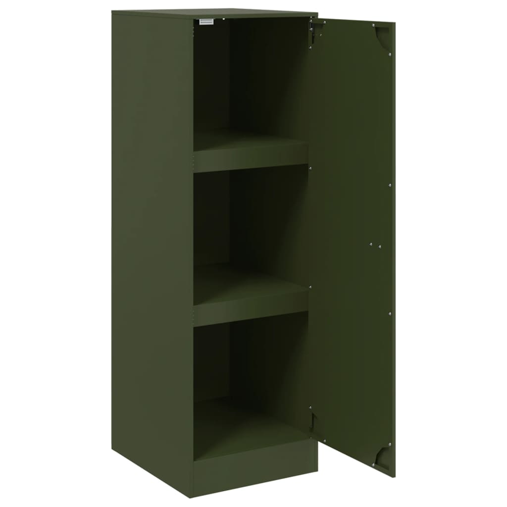 Buffet vert olive 34,5x39x107 cm acier