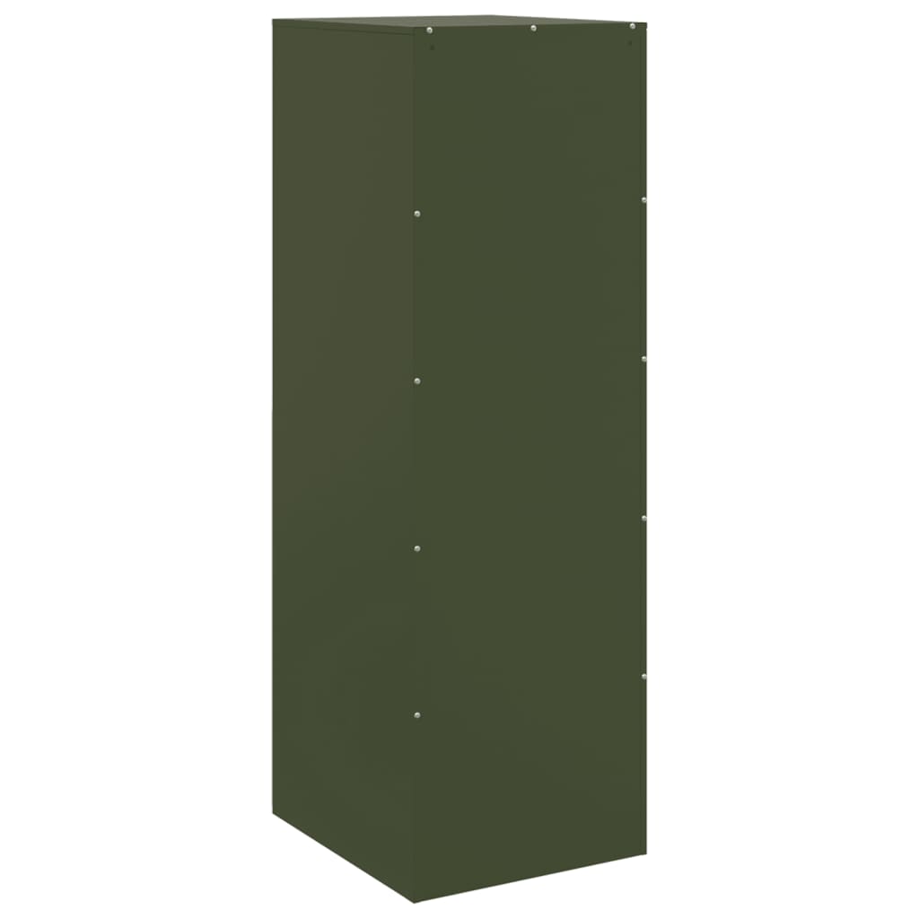 Buffet vert olive 34,5x39x107 cm acier