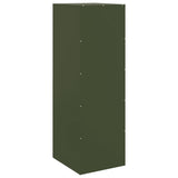 Buffet vert olive 34,5x39x107 cm acier