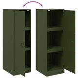 Buffet vert olive 34,5x39x107 cm acier