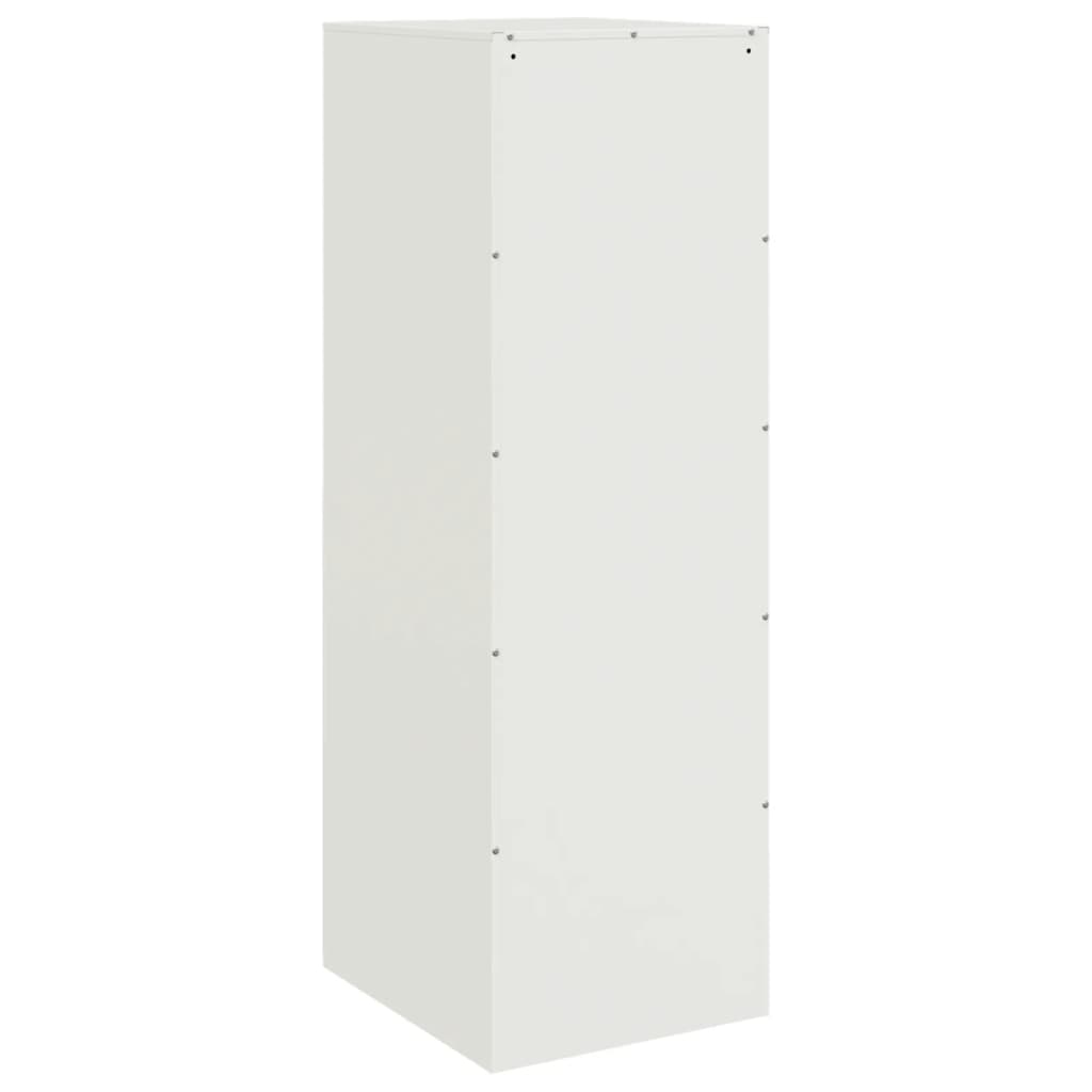 Buffet blanc 34,5x39x107 cm acier