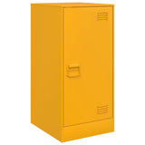 Buffet jaune moutarde 34,5x39x73 cm acier