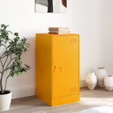 Buffet jaune moutarde 34,5x39x73 cm acier